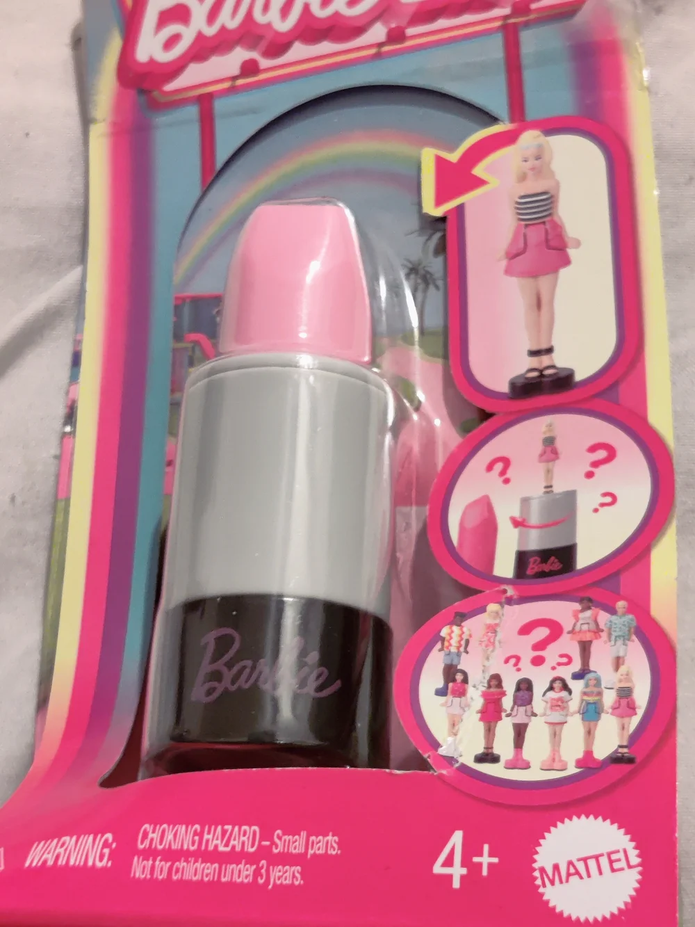 Barbie Mini Barbieland Pink Lipstick Container & Mystery 1.5